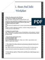 Acids, Bases and Salts