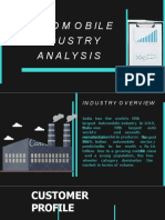 Automobile Industry Analysis and Tata Motors Analysis