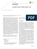 Generalized Self-Tuning Regulator Based On Online Support Vector