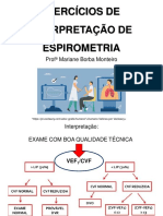 Exercícios de Interpretação de Espirometria