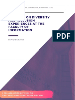 A Report On Diversity and Inclusion Experiences at The Faculty of Information (Updated Oct 2020)