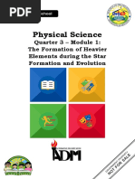 PhysicalScience11 - Module1 - Formation of Heavier Elements