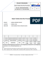 IONE-AA00-PE-CM-0034 - Rev1 Steam Turbine Solo Run Procedure