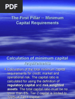 The First Pillar Minimum Capital Requirements