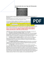 Cálculo y Dimensionamiento de Una Viga de Entramado de Hierros Redondos