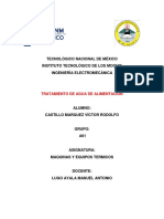 Tratamiento de Agua de Alimentacion