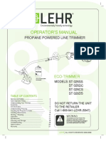 Operator'S Manual: Propane Powered Line Trimmer