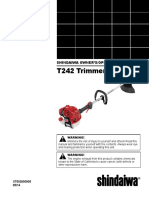 T242 Trimmer: Shindaiwa Owner'S/Operator'S Manual