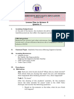 Comprehensive Sexuality Education: Lesson Plan in Science 8 Quarter 4