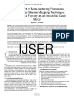 Improvement of Manufacturing Processes