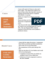 Insr-6007: Liability Insurance: Blended Course