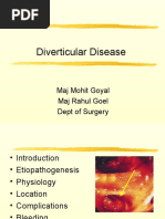 Diverticular Disease: Maj Mohit Goyal Maj Rahul Goel Dept of Surgery