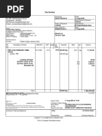 Tax Invoice: No.358, Mettupalayam Road Coimbatore - 641043 Gstin/Uin 33Aabfp6358D1Zg