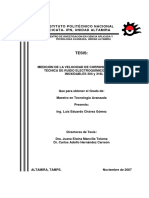 Medición de La Velocidad de Corrosión Mediante La Técnica de Ruido Electroquímico en Aceros Inoxi