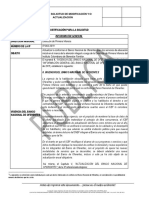 Formato de Solicitud de Modificación Bnopi - Ip 003 de 2019