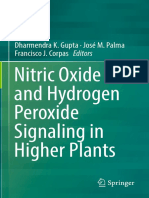 Nitric Oxide and Hydrogen Peroxide Signaling in Higher Plants