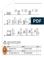 A-5-1 Doors & Windows Schedule