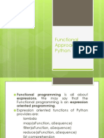 Functional Approach in Python