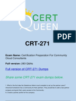 CRT-271 Salesforce Certification Dumps Questions