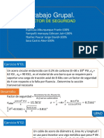 Factor de Seguridad - 5 Ejercicios Aplicativos