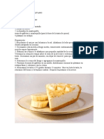 Cheesecake de Plátano