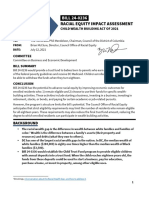 Racial Equity Impact Assessment: BILL 24-0236