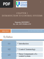 Chapter 1-Introduction To Control Systems