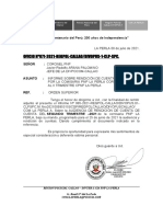 Informe Sobre Rendición de Cuentas Organizada Por La Comisaria PNP La Perla Correspondiente Al II Trimestre CPNP La Perla..