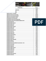 Engenering Motors JH - LISTA