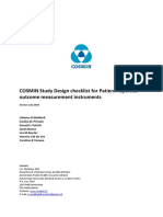 COSMIN Study Designing Checklist - Final