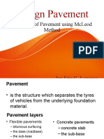 Design Pavement: Thickness of Pavement Using Mcleod Method