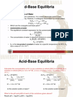 Acid Base Equilibria