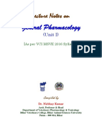 General Pharmacology: Lecture Notes On