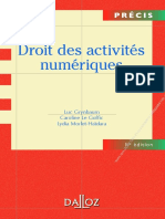 Droit Des Activites Numeriques 