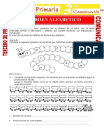 El Orden Alfabetico para Segundo de Primaria