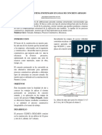 Aplicacion Del Sistema Postensado en Losas de C°A°