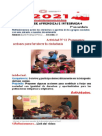 Actividad #11 Proponemos Acciones para Fortalecer La Ciudadanía