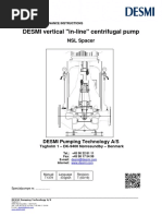 DESMI Vertical "In-Line" Centrifugal Pump: NSL Spacer