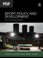 Sport Policy and Development