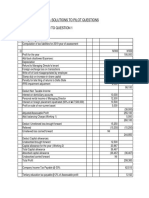 Advanced Taxation - Solutions To Pilot Questions Suggested Solution To Question 1