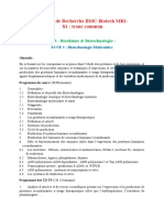 M1 Et M2 Biochimie-Microbiologie