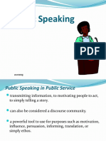 Public Speaking