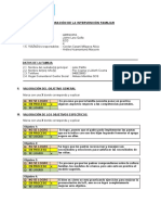 Valoración de La Intervención Familiar