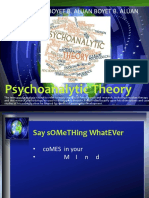 Boyet B. Aluan Boyet B. Aluan Boyet B. Aluan: Psychoanalytic Theory