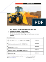 932 Wheel Loader Specifications