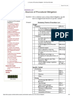 Sources of Procedural Obligation - NCA Exam Reviewer