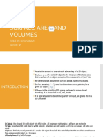 Surface Area and Volumes: Done By: M.Vaishnavi Grade: 9P