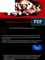 Mental Status Examination (MSE)