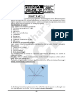 RRB NTPC - Physics - Light