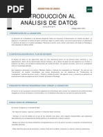 Introduccion Al Analisis de Datos